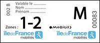 Metro Paris Mobilis Tagesticket