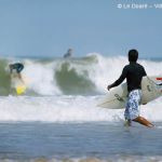 Surfer in Biarritz