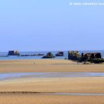 Landungsstrand der Alliierten in Angeles sur Mer