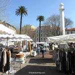 Kleidermarkt in Antibes