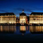 Bordeaux - Place de la Bourse bei Nacht