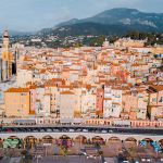 Blick auf Menton