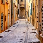 Gasse in Alt Saint-Tropez