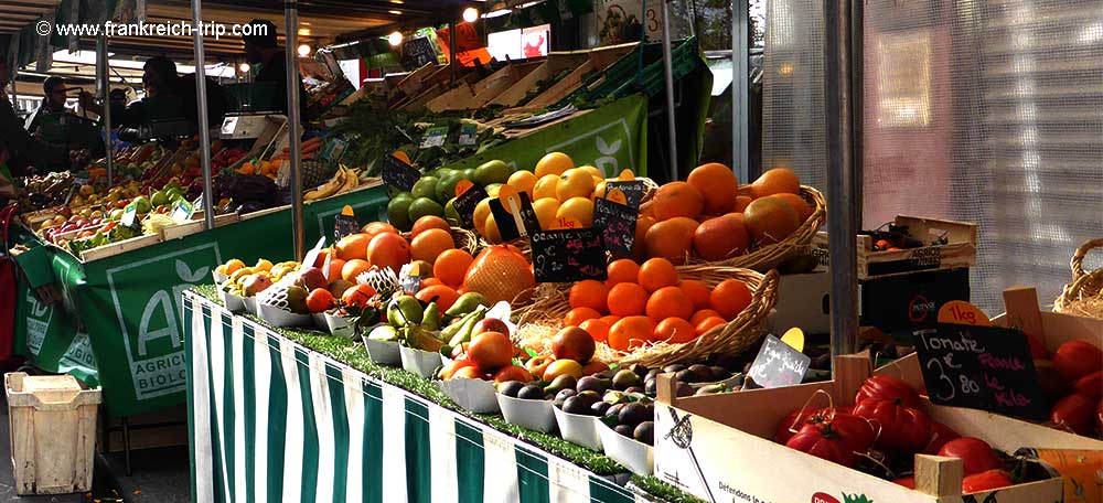 Markt Paris Obststand