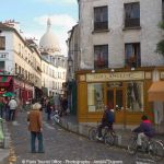 Gasse auf dem Montmartre