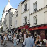 Kleine Gasse auf dem Montmartre