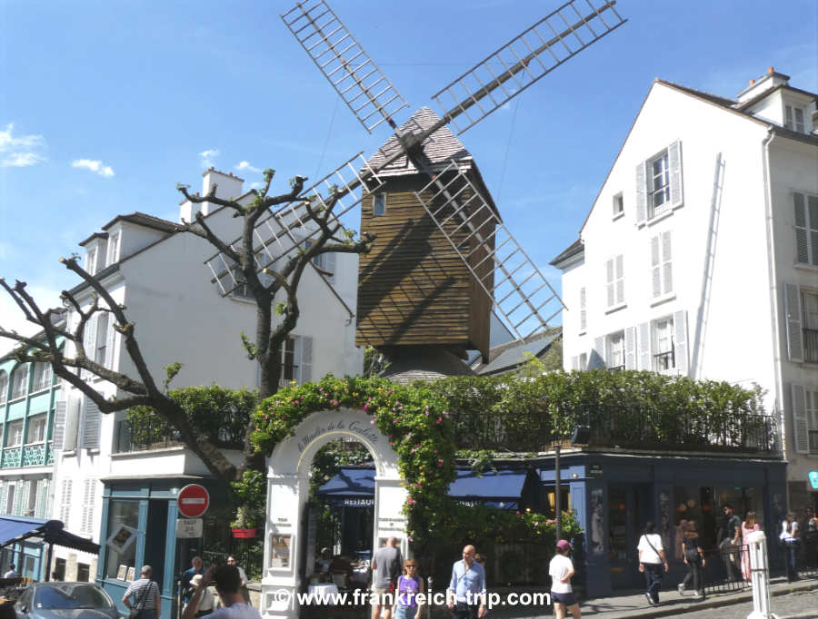 Windmühle Moulin de la Galette Montmartre Paris