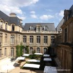 Blick auf den zweiten Innenhof des Musée Carnavalet