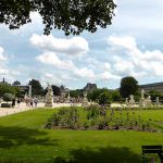 Blick auf den Louvre Tuilerien Paris