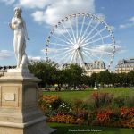 Großes Riesenrad in den Tuileries Gärten