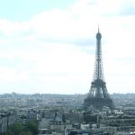  Blick auf den Eiffelturm von der Terrasse