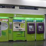 Fahrscheinautomaten in der Pariser Métro