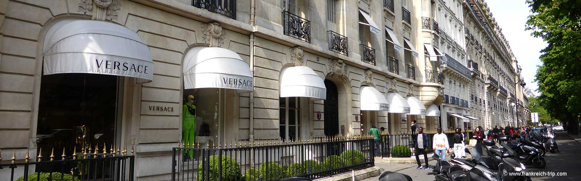 Avenue Montaigne Luxus Shopping Paris