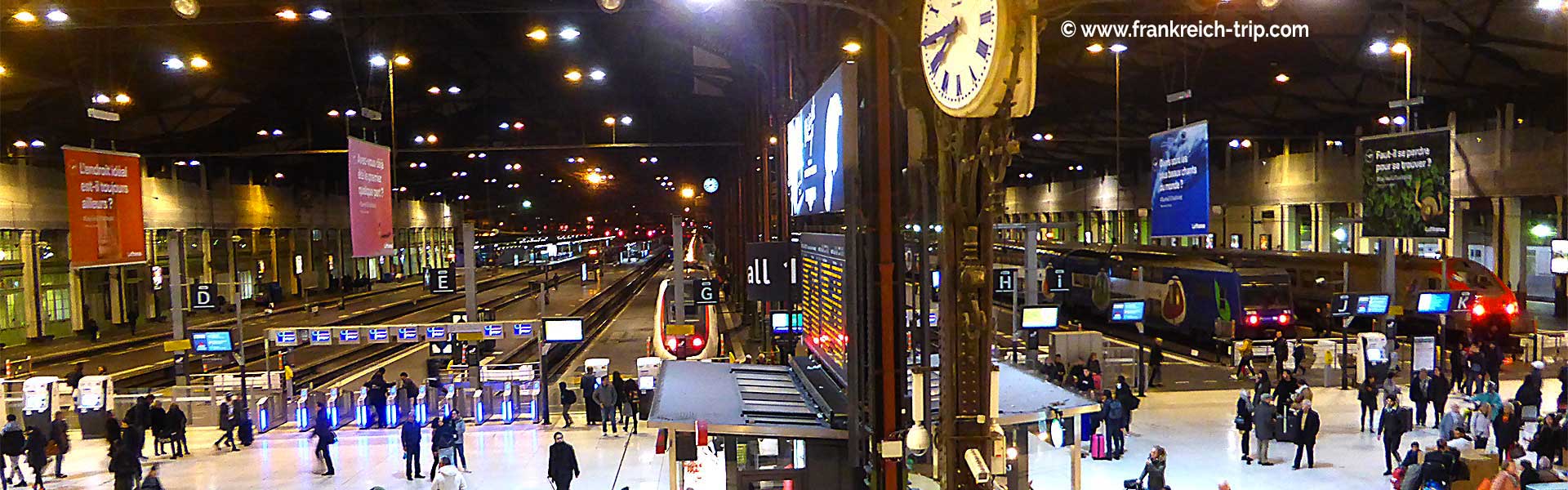 Mit dem Zug nach Paris - Bahnhöfe in Paris