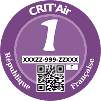 Plakette CRIT'Air 1