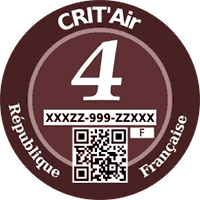 Plakette CRIT'Air 4
