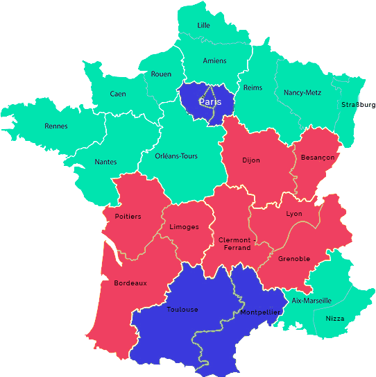 Zonen Schulferien Frankreich