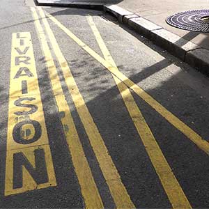 Lieferantenparkplatz Paris verboten