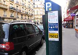 Parkschein-Automat Paris